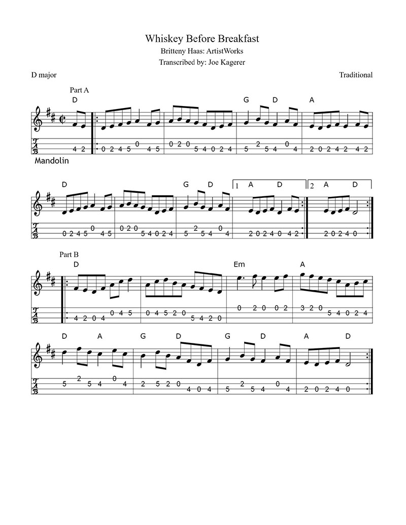 Whiskey Before Breakfast ArtistWorks